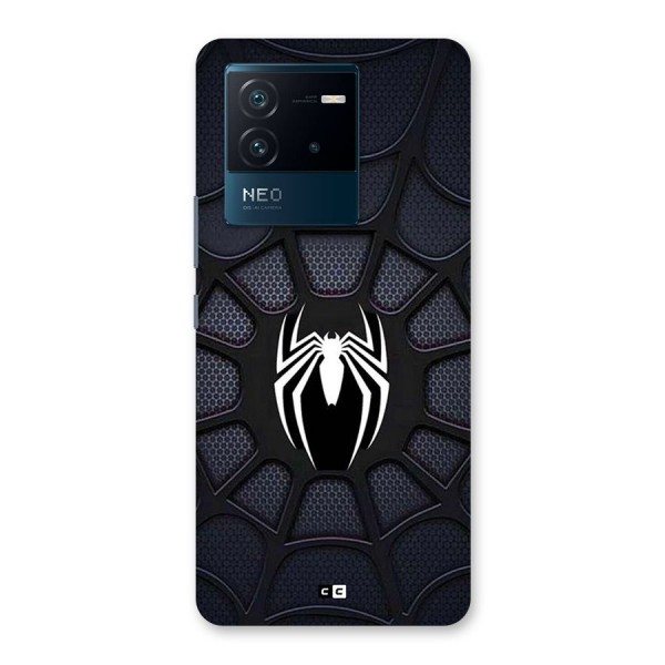 Black Web Back Case for Vivo iQOO Neo 6 5G