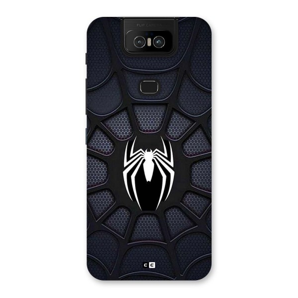 Black Web Back Case for Zenfone 6z