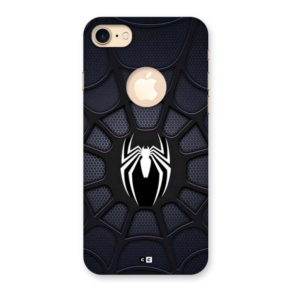 Black Web Back Case for iPhone 8 Logo Cut