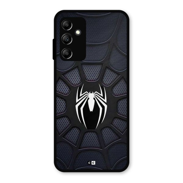 Black Web Metal Back Case for Galaxy A14 5G