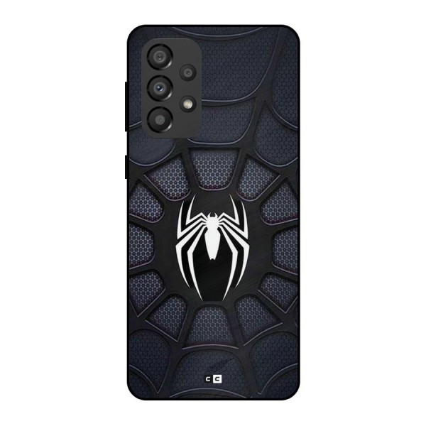 Black Web Metal Back Case for Galaxy A33 5G