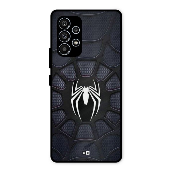 Black Web Metal Back Case for Galaxy A53 5G