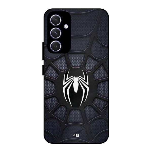 Black Web Metal Back Case for Galaxy A54