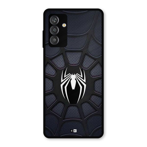 Black Web Metal Back Case for Galaxy F13