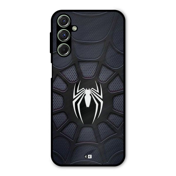 Black Web Metal Back Case for Galaxy F34