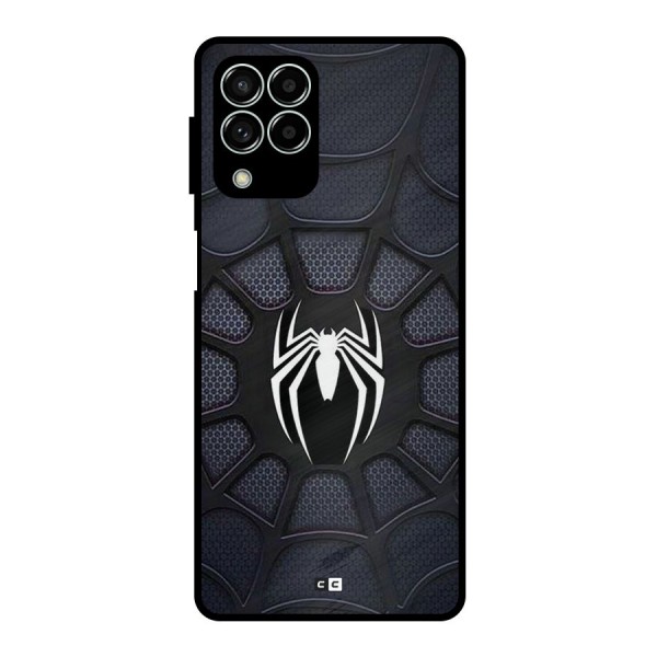 Black Web Metal Back Case for Galaxy M33