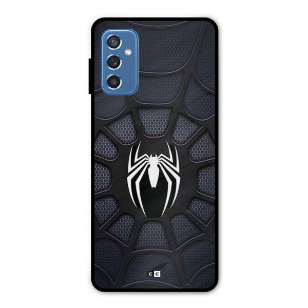 Black Web Metal Back Case for Galaxy M52 5G