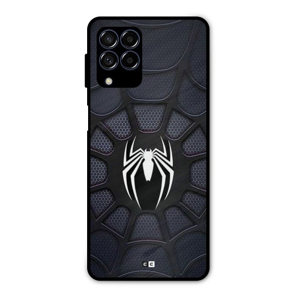 Black Web Metal Back Case for Galaxy M53 5G