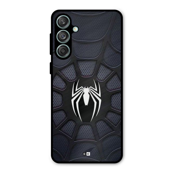 Black Web Metal Back Case for Galaxy M55 5G