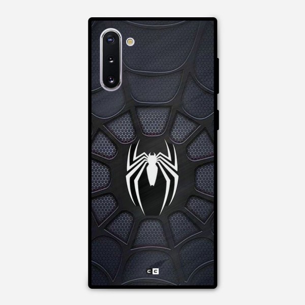 Black Web Metal Back Case for Galaxy Note 10