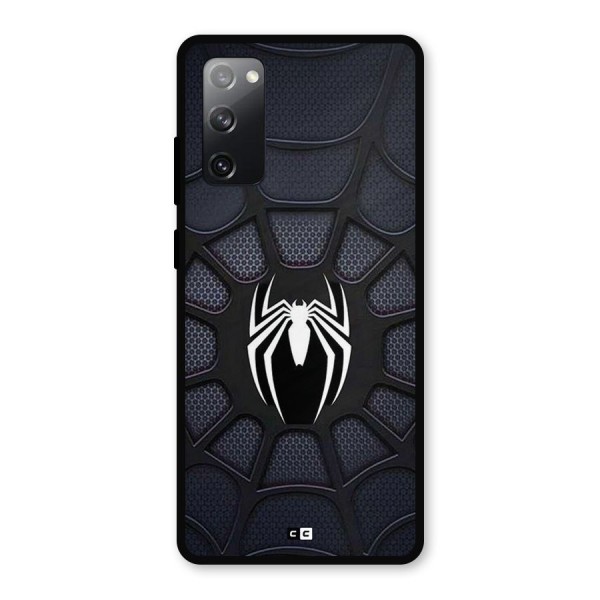 Black Web Metal Back Case for Galaxy S20 FE 5G