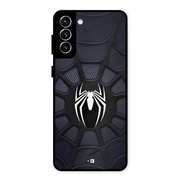 Black Web Metal Back Case for Galaxy S21 Plus