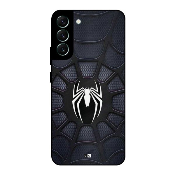 Black Web Metal Back Case for Galaxy S22 Plus 5G