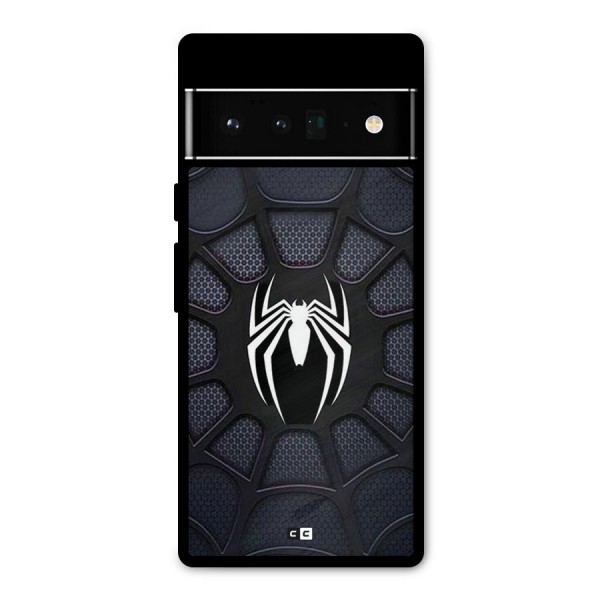 Black Web Metal Back Case for Google Pixel 6 Pro