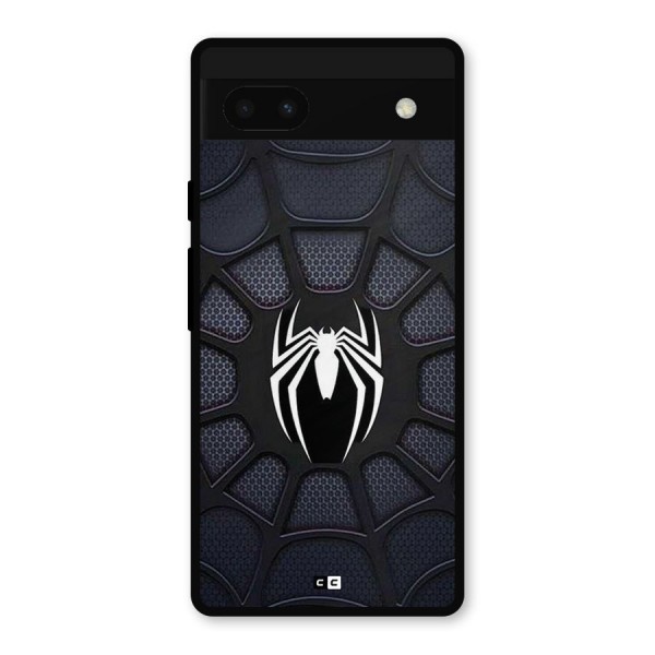 Black Web Metal Back Case for Google Pixel 6a