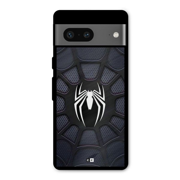 Black Web Metal Back Case for Google Pixel 7