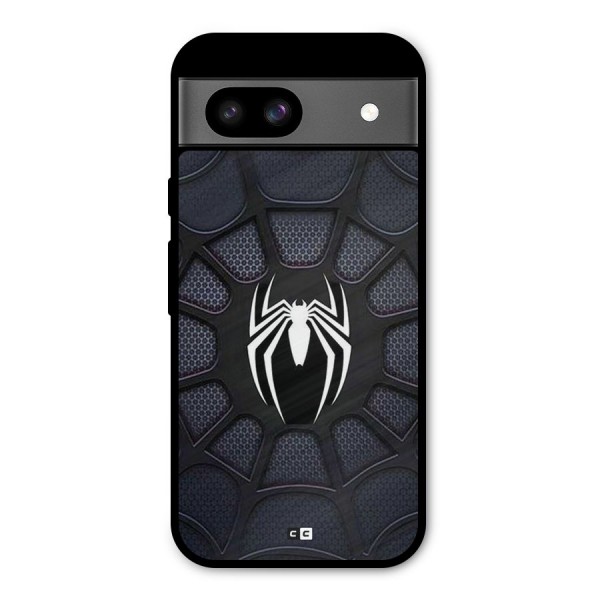 Black Web Metal Back Case for Google Pixel 8a