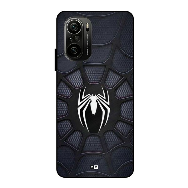 Black Web Metal Back Case for Mi 11x