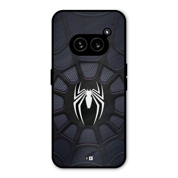 Black Web Metal Back Case for Nothing Phone 2a