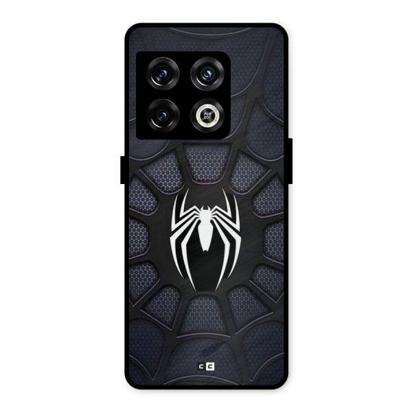 Black Web Metal Back Case for OnePlus 10 Pro 5G