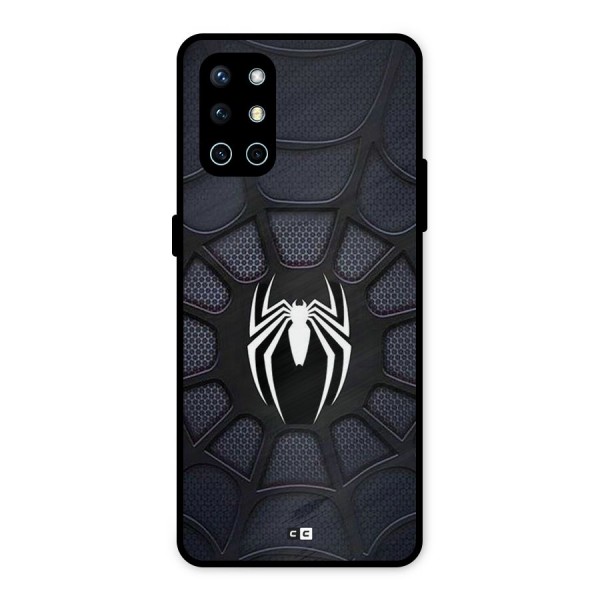 Black Web Metal Back Case for OnePlus 9R