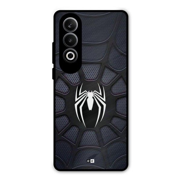 Black Web Metal Back Case for OnePlus Nord CE4