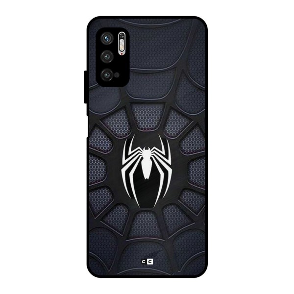 Black Web Metal Back Case for Poco M3 Pro 5G