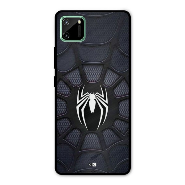 Black Web Metal Back Case for Realme C11