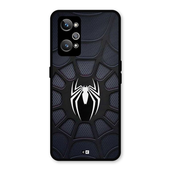 Black Web Metal Back Case for Realme GT 2