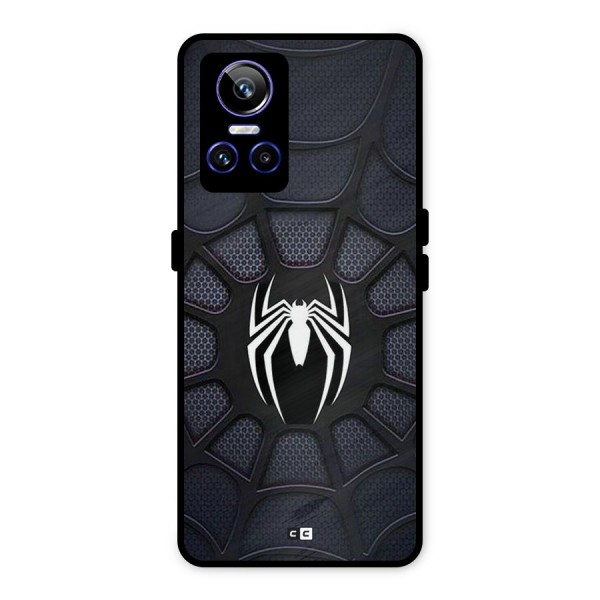 Black Web Metal Back Case for Realme GT Neo 3