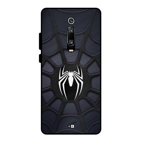 Black Web Metal Back Case for Redmi K20 Pro