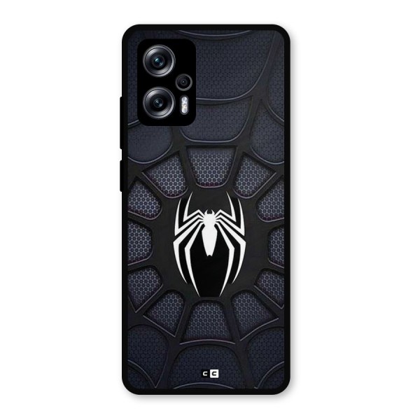 Black Web Metal Back Case for Redmi K50i