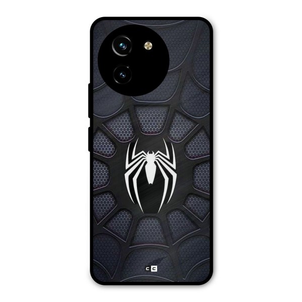 Black Web Metal Back Case for Vivo T3x