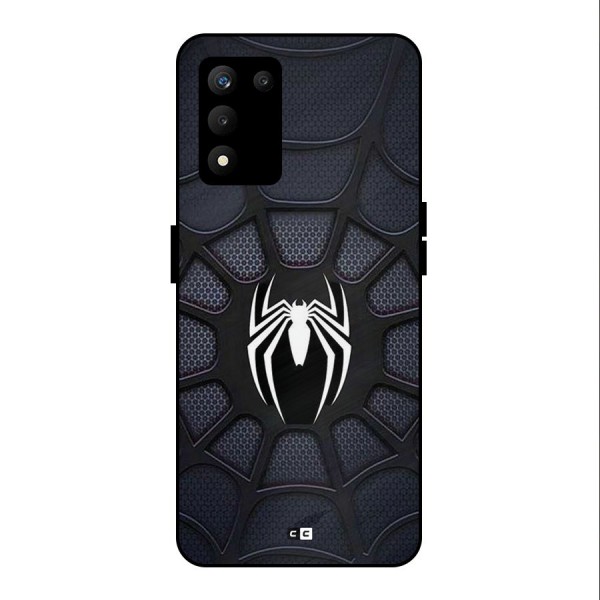 Black Web Metal Back Case for realme 9 5G SE