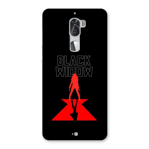 Black Widow Back Case for Coolpad Cool 1