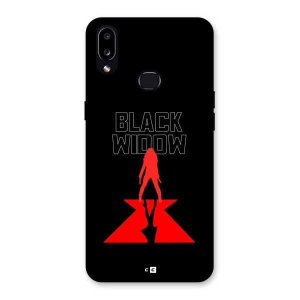 Black Widow Back Case for Galaxy A10s