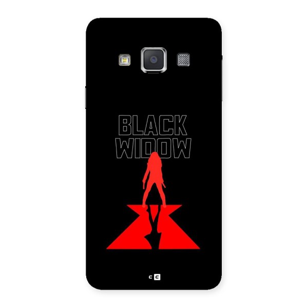 Black Widow Back Case for Galaxy A3