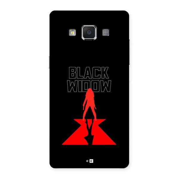 Black Widow Back Case for Galaxy A5