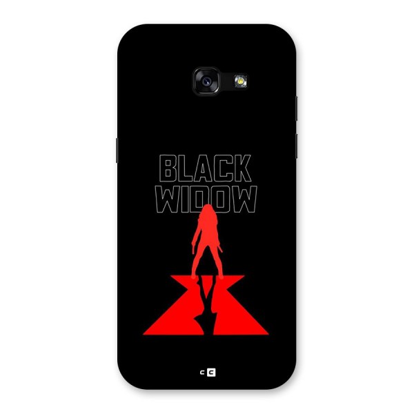 Black Widow Back Case for Galaxy A5 2017