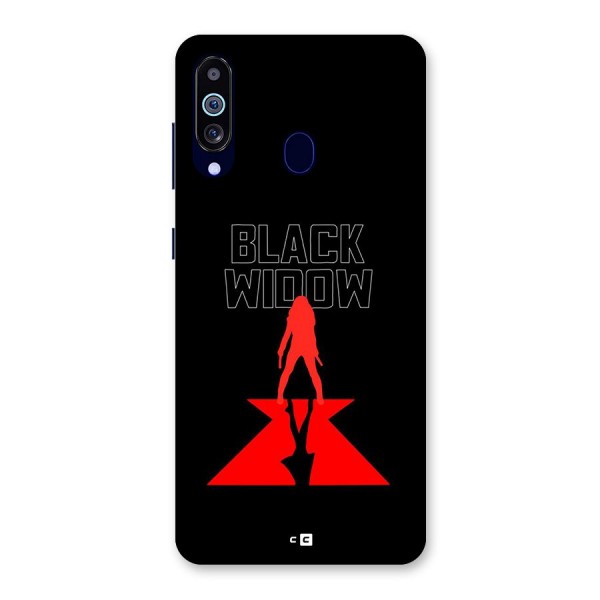 Black Widow Back Case for Galaxy A60