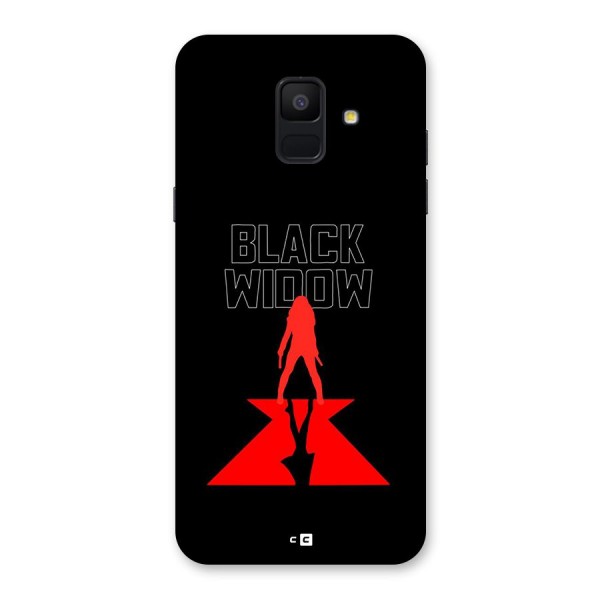 Black Widow Back Case for Galaxy A6 (2018)