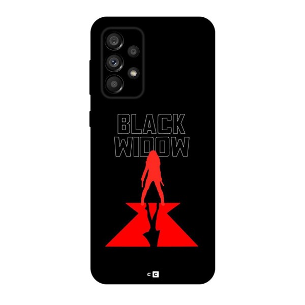 Black Widow Back Case for Galaxy A73 5G