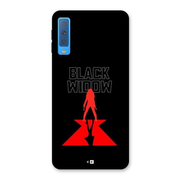 Black Widow Back Case for Galaxy A7 (2018)