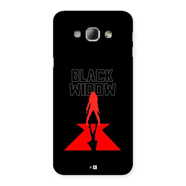 Black Widow Back Case for Galaxy A8