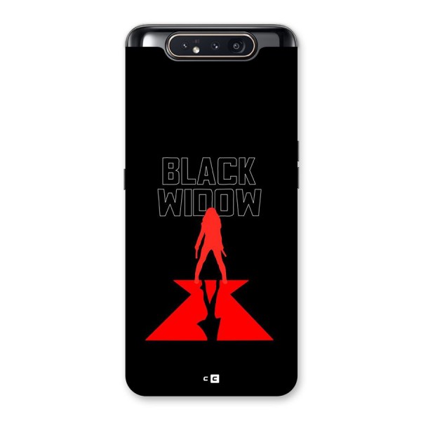 Black Widow Back Case for Galaxy A80