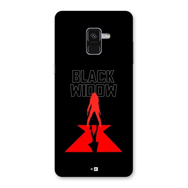 Black Widow Back Case for Galaxy A8 Plus