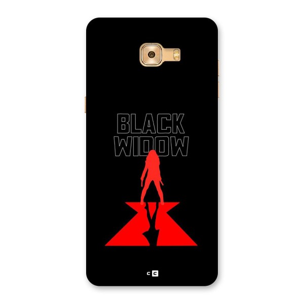 Black Widow Back Case for Galaxy C9 Pro