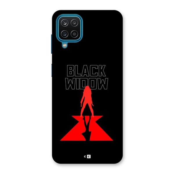 Black Widow Back Case for Galaxy F12