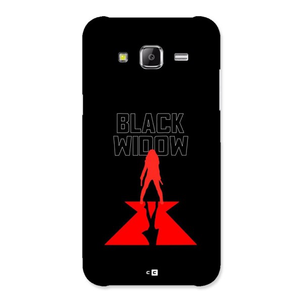 Black Widow Back Case for Galaxy J5