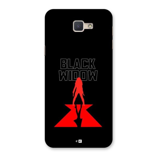 Black Widow Back Case for Galaxy J5 Prime